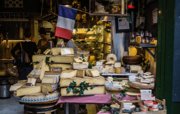 French market stall