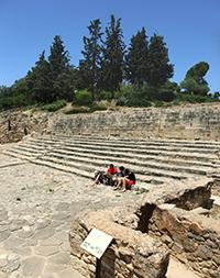 Theater of the Minoan palace at Phaistos