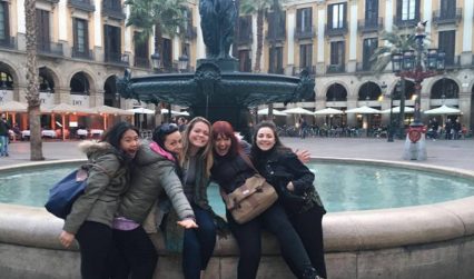 Students in Barcelona