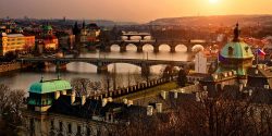 View across the Vltava river