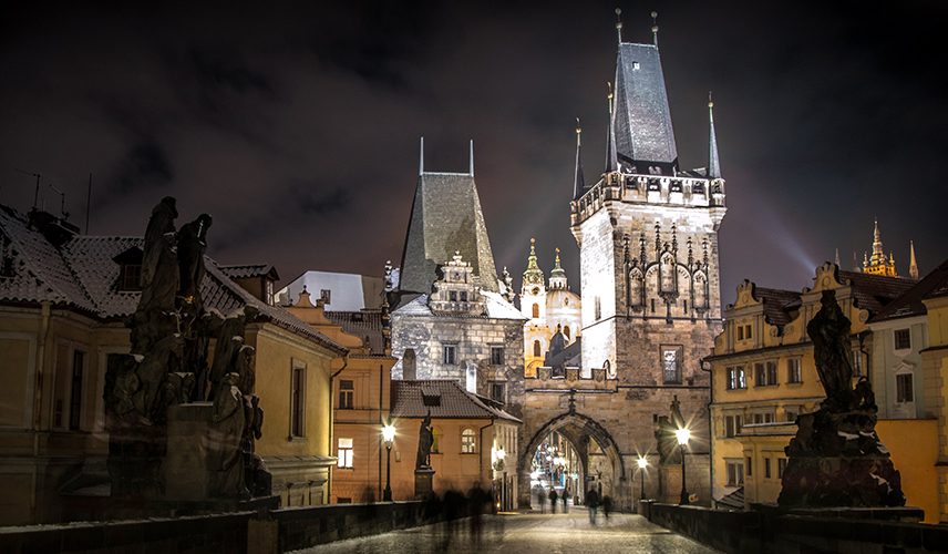 View over Charles Bridge