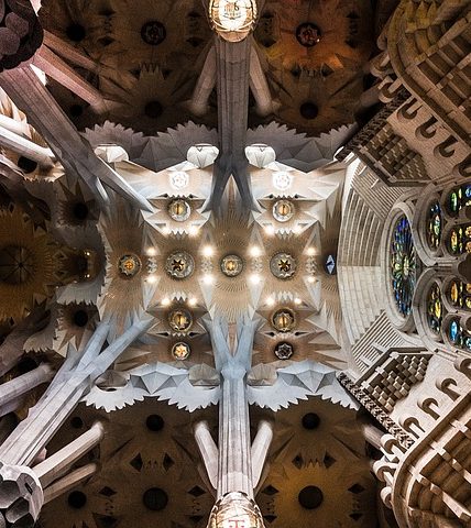 Sagrada Familia ceiling