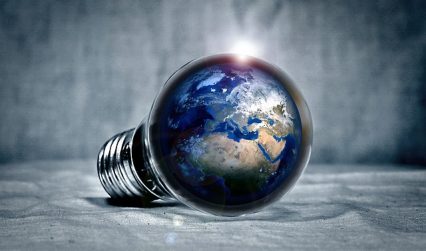 Earth Lightbulb