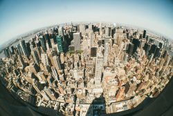 New York Fish Eye Image