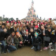 students at Disneyland