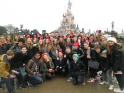 students at Disneyland