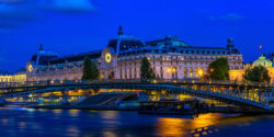 Orsay,Museum,(musee,D'orsay),In,Paris,,France.,Night,Cityscape,Of