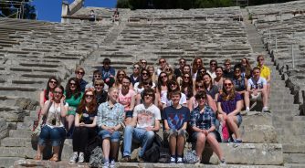 School group in Ampitheatre