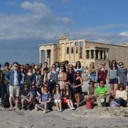 School group in Athens