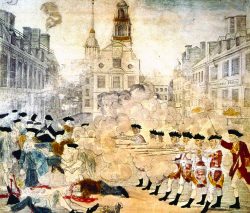 Sites of the Boston Massacre and Boston Tea Party