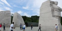 Group at the Martin Luther Memorial