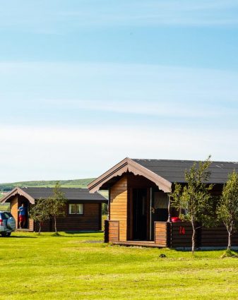 Image displaying the Hellishólar Cabins and Eyjafjallajokull Hotel