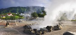 Furnas Valley: Furnas Town and Terra Nostra Botanical Gardens