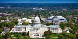 Urban view over Washington, D.C.