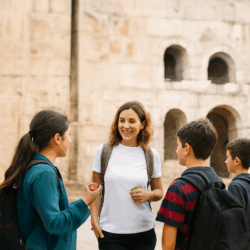 a-teacher_with_students_outside_colosseum_rome-i