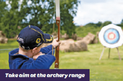 archery at Château du Molay