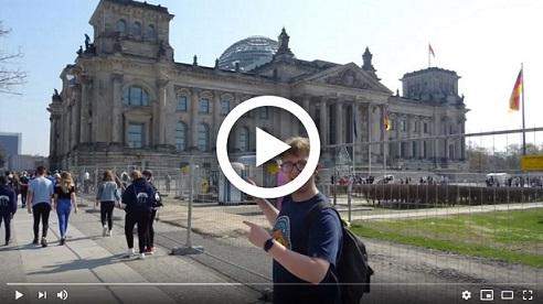 Video of a Berlin and Krakow student trip for history