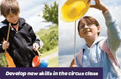 circus skills at Château du Molay