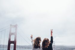 Group at the Golden Gate in San Fran