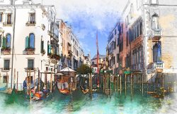 venice painted