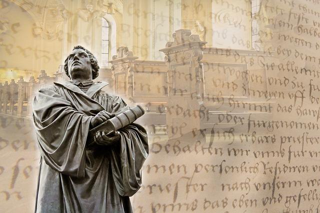 Martin Luther Statue in Wittenberg