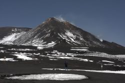 snow on etna