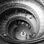 Vatican staircase Rome