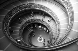 Vatican staircase Rome