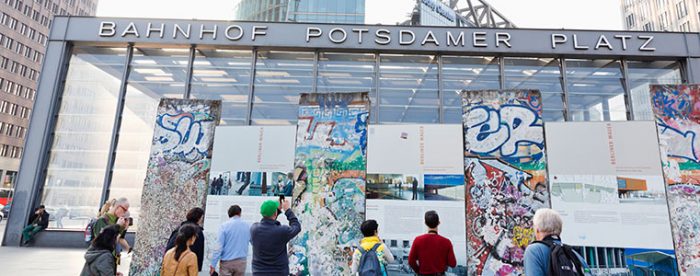 Potsdamer Platz Mauerreste © visitBerlin, Photo: Arthur F. Selbach