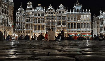 Grand Place at night, Brussels