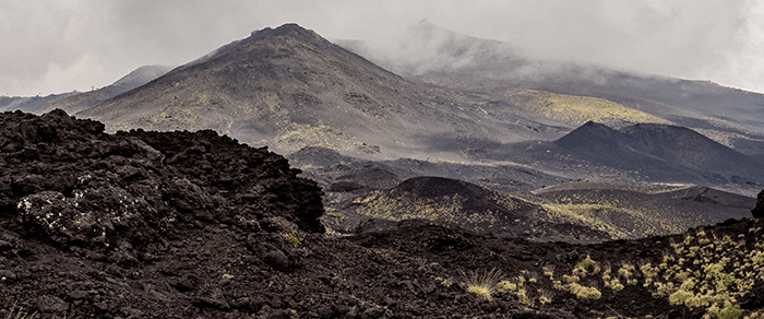 Landscape of Mount Etna