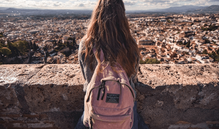 Travelbound school student in Andalucia
