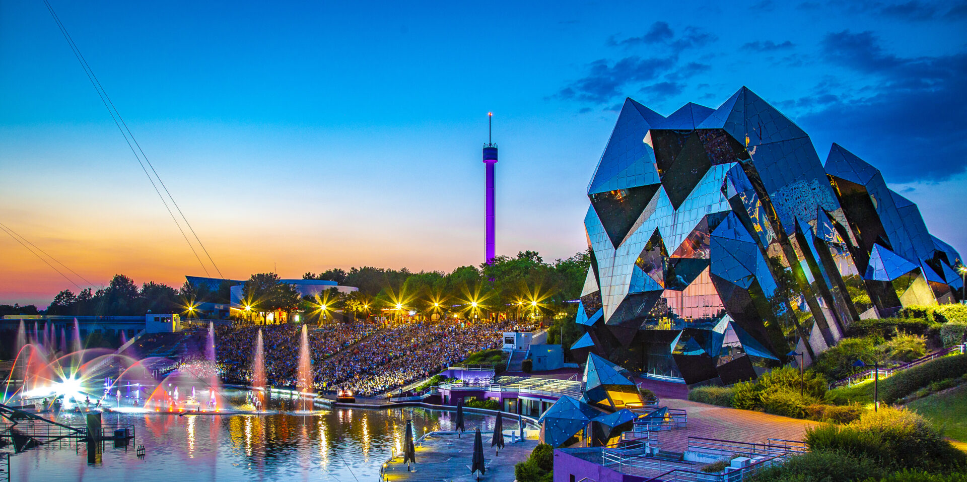Night show at the Futuroscope