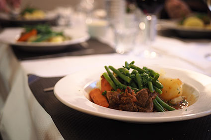 Dinner at the Château du Molay