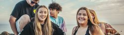 Group of students smiling