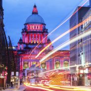 Illuminated,Belfast,City,Hall.,Belfast,,Northern,Ireland,,United,Kingdom.