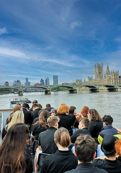Youth Brass 2000 on the Thames in London