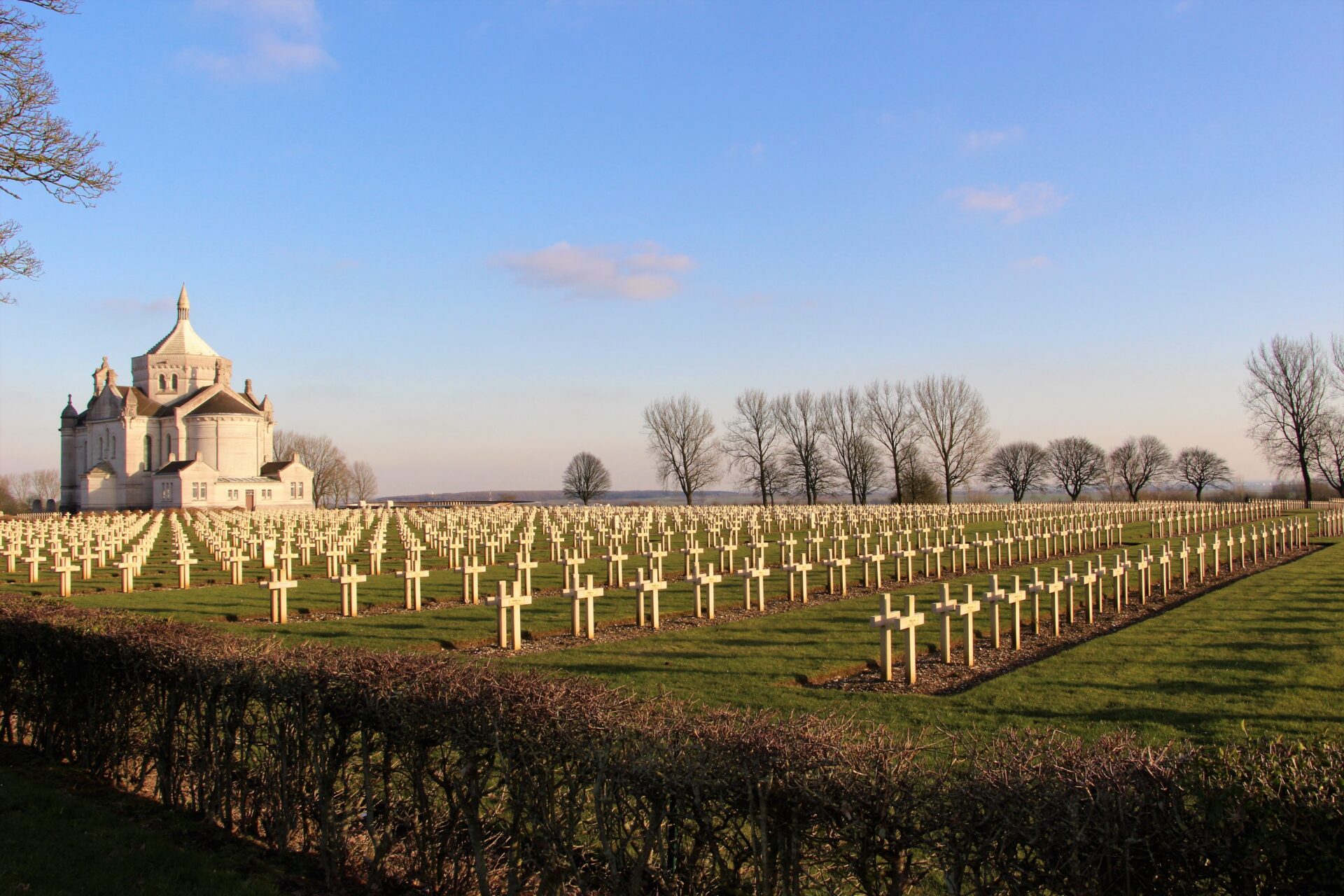The French Military Cemetery of Notre-Dame-de-Lorette near Arras in France