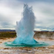 The,Great,Geysir,Erupting,In,Spring,,Iceland