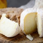 French goat cheese closeup