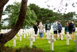 France, Normandy war cemetery