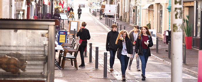 Students in Bayeux