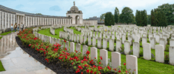 Students at Tyne Cot