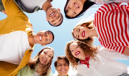 Students on student tour abroad