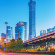 Modern,Urban,Architecture,Skylines,,Highways,,And,Overpasses,In,Beijing,,The