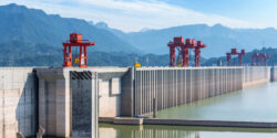 The,Three,Gorges,Dam,Closeup,,Hydroelectric,Power,Plant,And,Clean