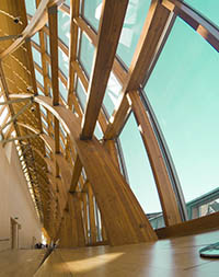 Interior view of the Art Gallery of Ontario in Toronto, Canada