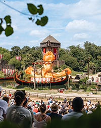 les Vikings show at Puy du Fou