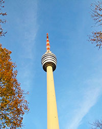 TV Tower Building in Stuttgart, Germany