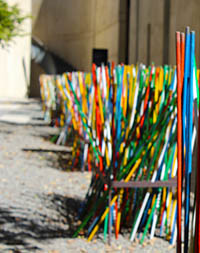 Introducing color at the Apartheid Museum in Johannesburg